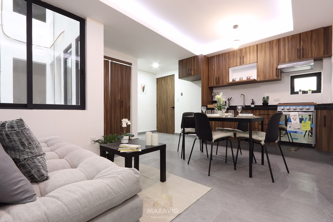 Interior de departamento moderno
